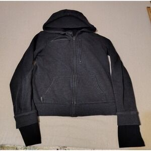 BAUBAX Creative Lifestyle Charcoal Gray Full Zip Up Hoodie Jacket Large 1